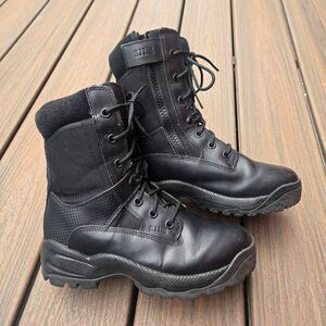 5.11 Tactical black work boots side zipper ATAC 8" SIDE ZIP WOMEN'S 8